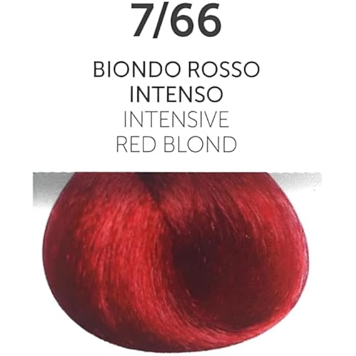 Permanent Hair Color Cream 100ml, Intensive Red Blonde Hair Dye for Vibrant Warm Results, Rich Red Tone, Smooth & Shiny Finish (7/66 – Intensive Red Blond/Blondo Rosso Intenso) - Image 2